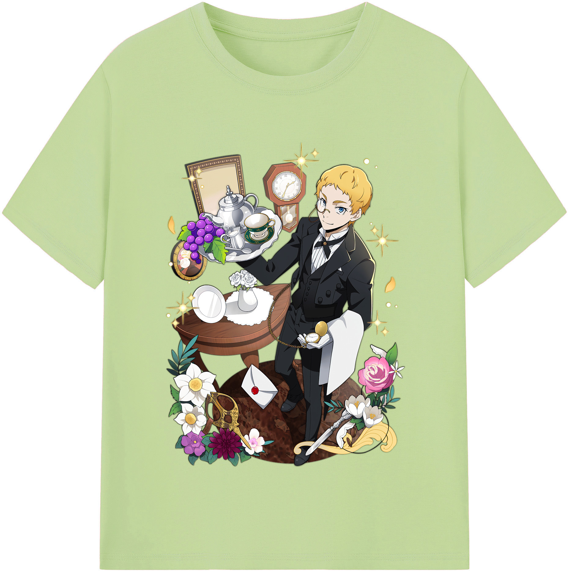 （画像用） 文豪ストレイドッグス Bungo Stray Dogs 綿100％半袖Tシャツ（フロントプリント）